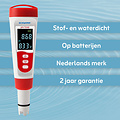 Schwimm® digitale tester op batterijen voor pH en temperatuur