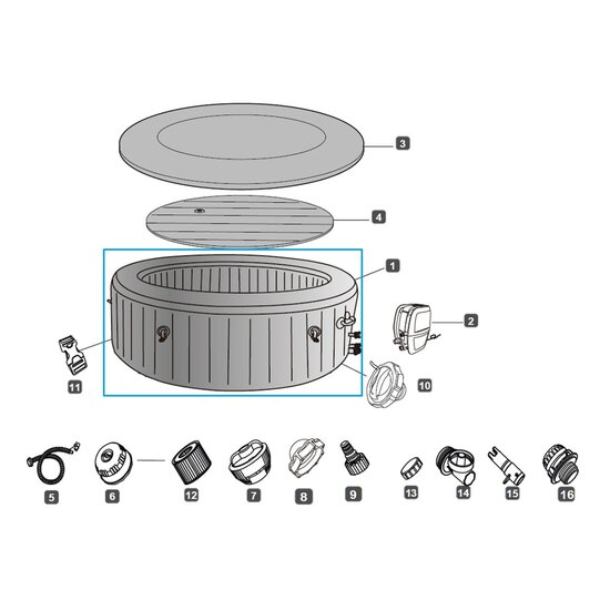 Bestway Lay-Z Spa tub spa Boracay