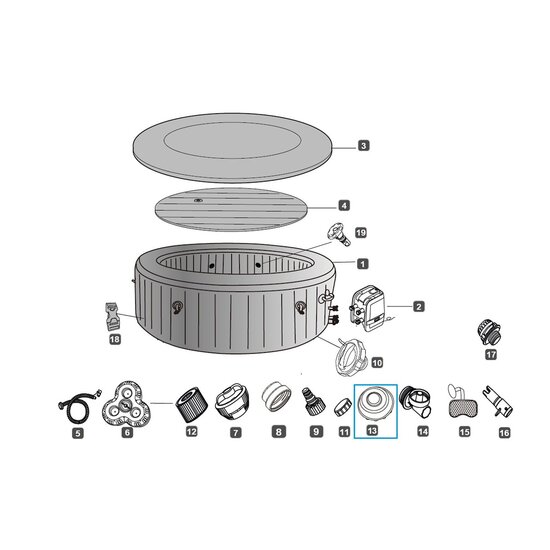 Lay-Z-Spa stop voor Dominica & Cabo Hydrojet
