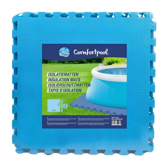 Comfortpool isolerende beschermingstegels 60x60x1,4 cm  (5 stuks) | Extra Dik