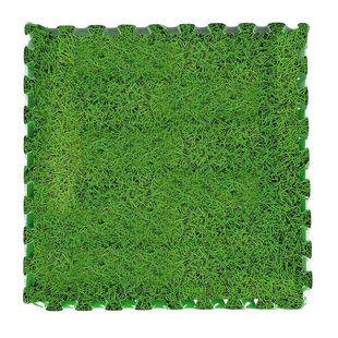 isolerende beschermingstegels met grasprint 60x60x1,4 cm (5 stuks)
