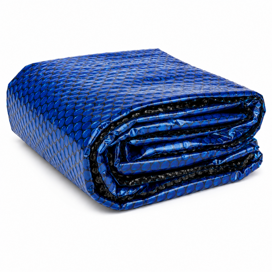 W'eau Solar bubblecover Pro Zwart/Blauw 400x200 cm (zeilmaat 378x186 cm)