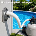 Schwimm® Universele zwembadslanghouder met knikbescherming - Voor 32 & 38 mm zwembadslangen (2 stuks)