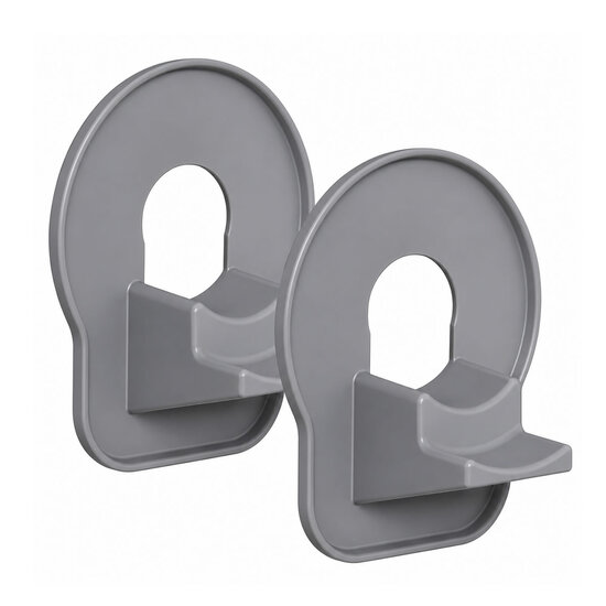 Schwimm® Universele zwembadslanghouder met knikbescherming - Voor 32 & 38 mm zwembadslangen (2 stuks)