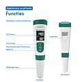 Schwimm® digitale tester oplaadbaar voor pH en zoutgehalte
