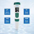 Schwimm® digitale tester oplaadbaar voor pH en zoutgehalte