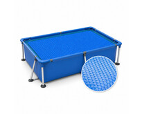 Solar bubblecover voor zwembaden 220x150 cm (zeilmaat 211x137cm)