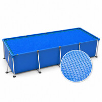 Solar bubblecover voor zwembaden 450x220 cm (zeilmaat 439x208cm)