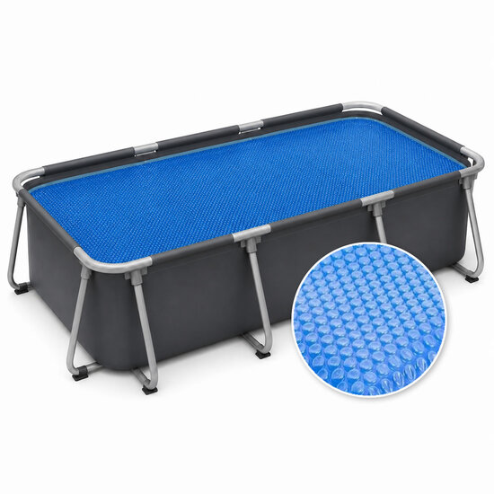 Schwimm® Solar bubblecover voor zwembaden 282x196 cm (zeilmaat 268x181 cm)