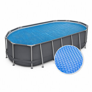 Solar bubblecover voor zwembaden 488x305 cm (zeilmaat 475x290  cm)