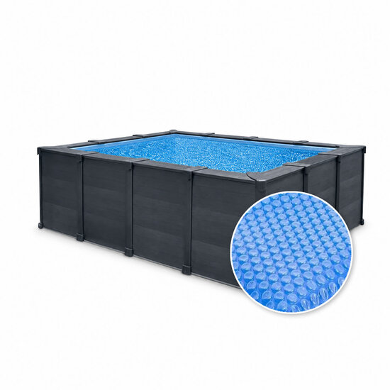 Schwimm® Solar bubblecover voor zwembaden 400x300 cm (zeilmaat 378x290 cm)