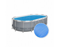 Solar bubblecover voor zwembaden 427x250 cm (zeilmaat 412x235  cm)