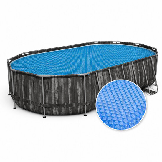 Schwimm® Solar bubblecover voor zwembaden 610x366 cm (zeilmaat 595x350  cm)