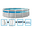 Intex Prism Frame Clearview Pool 427x107 cm + filterpomp en acc.