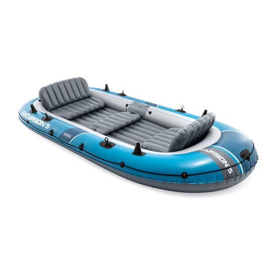 Intex Excursion 5 - 5 persoons boot met peddels en pomp