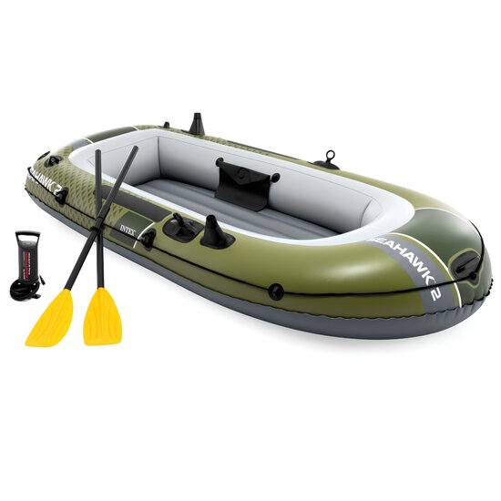 Intex Seahawk 2 - 2 persoons boot met peddels en pomp