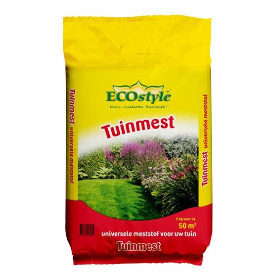 ECOstyle Tuinmest Universeel 5 kg (50 m²)