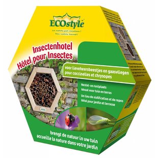 Insectenhotel voor lieveheersbeestjes en gaasvliegen (honingraat)