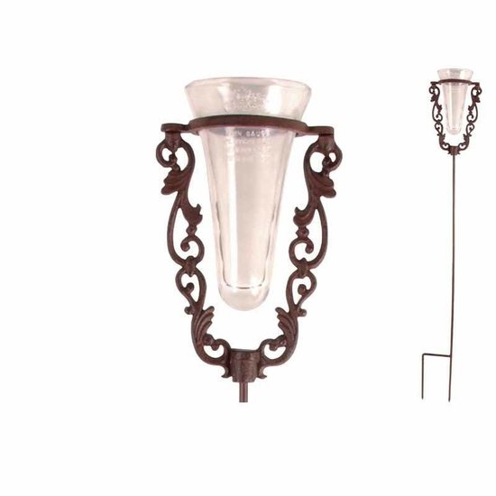 Esschert Regenmeter Glas met gietijzeren standaard