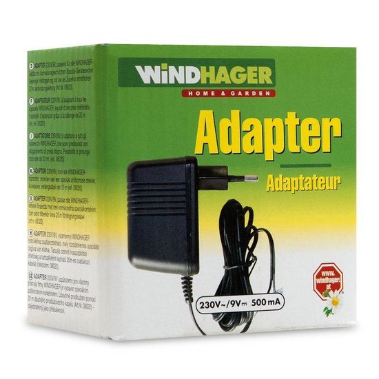 Windhager Adapter 220/9V voor apparaten
