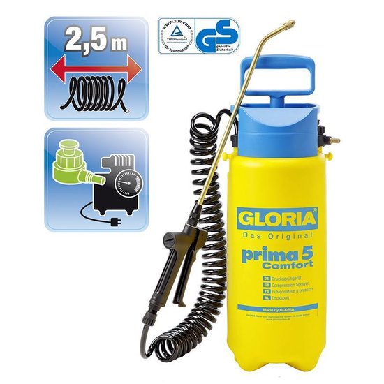 Gloria drukspuit Prima 5 Comfort (5 liter)