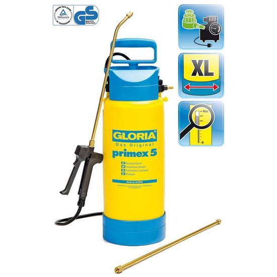Gloria drukspuit Primex 5 (5 liter)