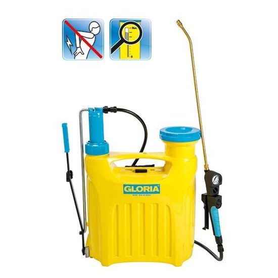 Gloria rugspuit kunststof Hobby 1200 (12 liter)