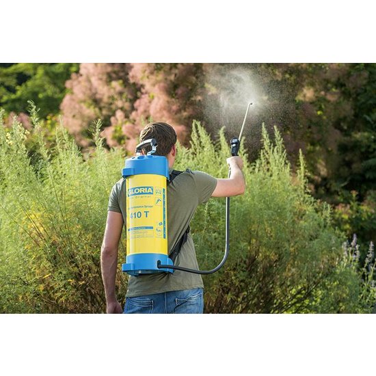 Gloria hogedrukspuit staal 6 bar 410T (10 liter)