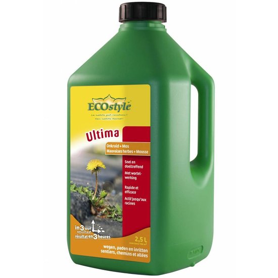 ECOstyle Ultima tegen onkruid & mos 2500 ml concentraat