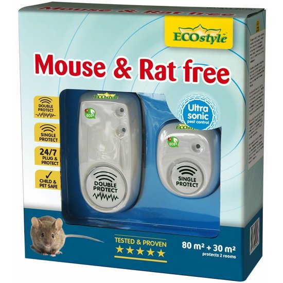 ECOstyle Mouse & Rat free 80+30 m² (duopack)