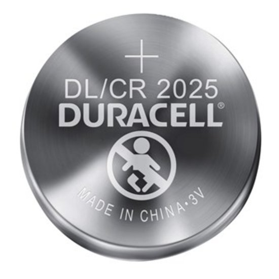 Duracell Knoopcel type DL/CR 2025 (2 stuks)