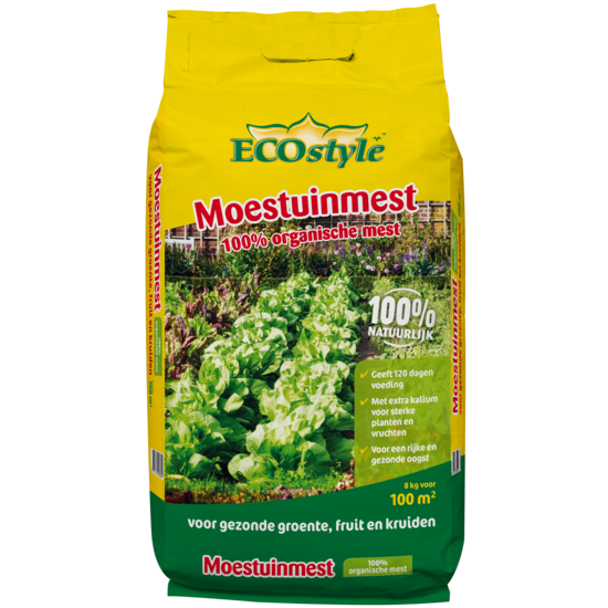 ECOstyle Moestuinmest 8 kg (100 m²)