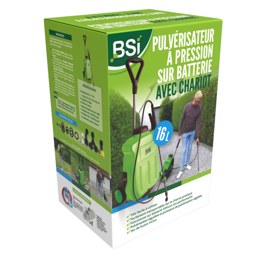 BSI Accu drukspuit met Trolley