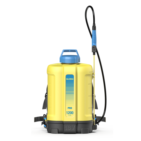 Gloria Rugspuit PRO 1200 li-on 18V (excl. accu en oplader)