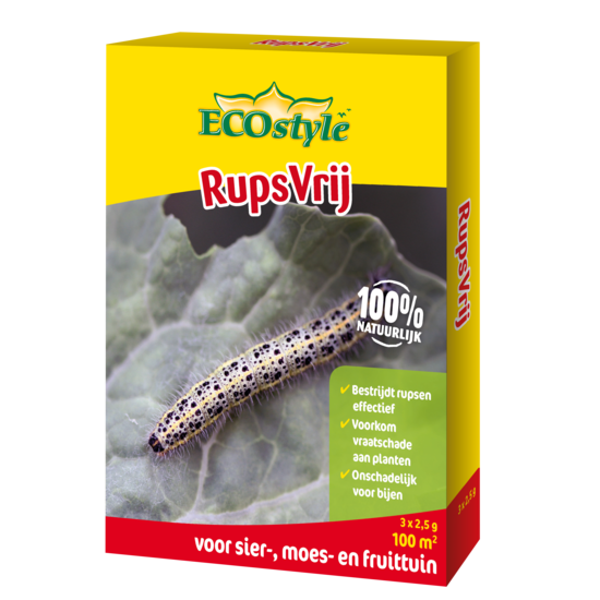 ECOstyle RupsVrij middel tegen rupsen 3x 2.5 gram (100 m²)