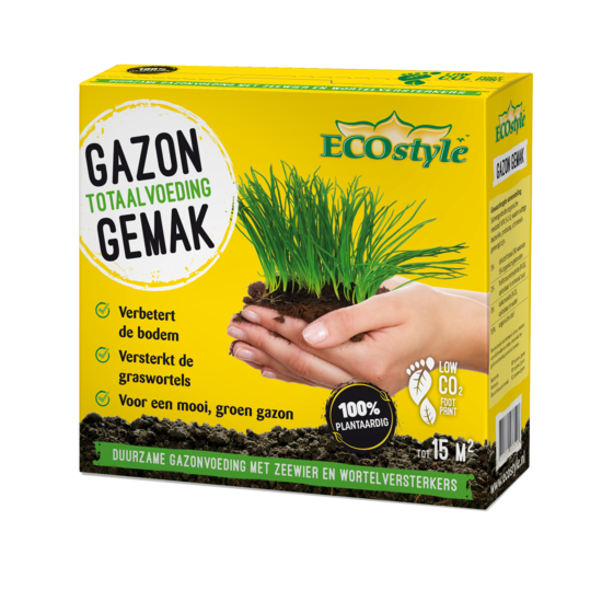 ECOstyle GazonGemak - vegan gazonmest 750 gr (15 m²)