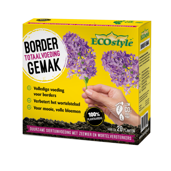 ECOstyle BorderGemak - vegan siertuintuinmest 750 gr (20 planten)