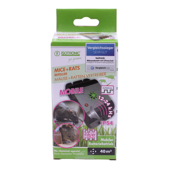 Isotronic Muizen en ratten verjager 40 m²