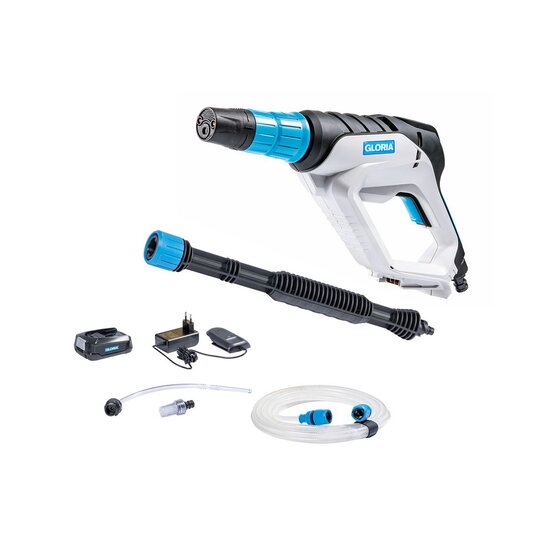 Gloria MultiJet 18V Set  incl. lader en 2.5 Ah Accu)