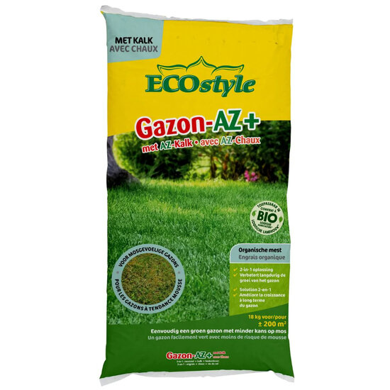 ECOstyle Gazon AZ+ met AZ kalk 18 kg (200 m²)
