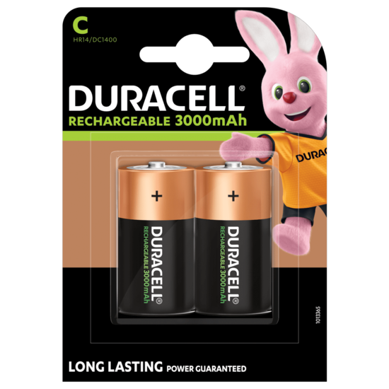 Duracell batterijen oplaadbaar type C (2 stuks)