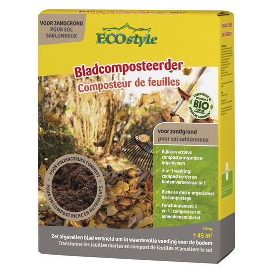 ECOstyle Bladcomposteerder Zandgrond 4,5 kg