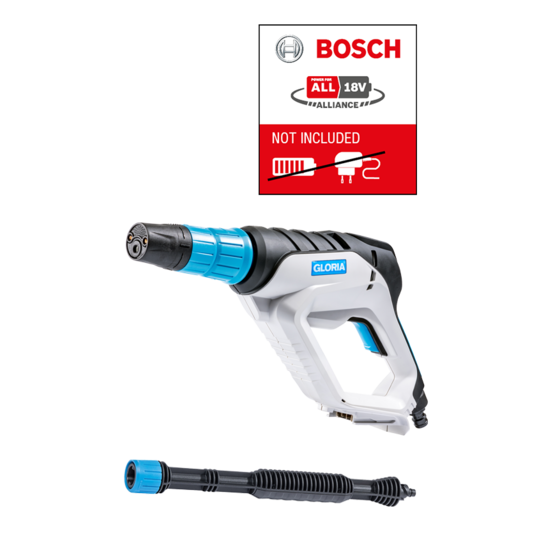 Gloria MultiJet 18V  (exclusief accu en lader)