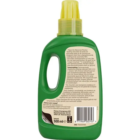 Pokon bio bloeiende plantenvoeding 500ml