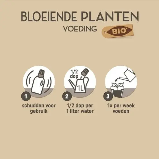 Pokon bio bloeiende plantenvoeding 500ml
