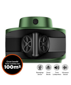 muizenverjager - rattenverjager + sensor ultrasoon (tot 100m²)