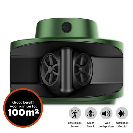 Tuinstra® muizenverjager - rattenverjager + sensor ultrasoon (tot 100m²)