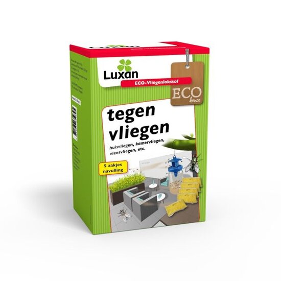 Luxan Eco-Vliegenlokstof navulling (5 zakjes)