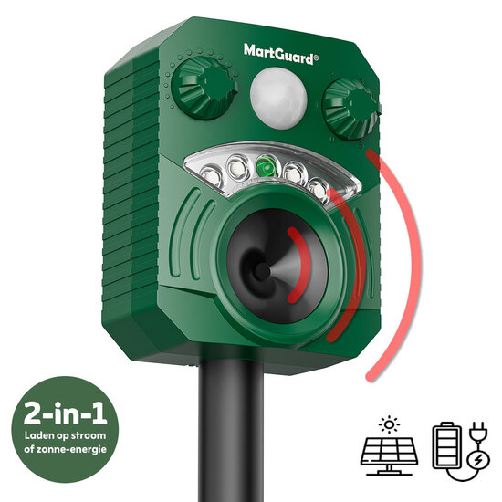 MartGuard® Garden Secure Pro Solar dierenverjager voor buiten