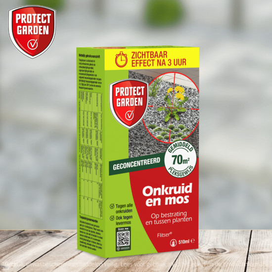 Protect Garden Flitser tegen Mos en Alg  510 ml concentraat